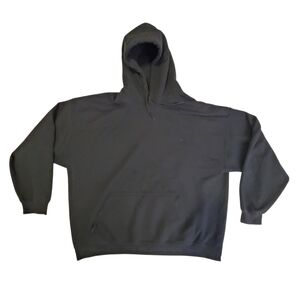 Gildan Black Sweatshirt Hoodie Relaxed Fit
